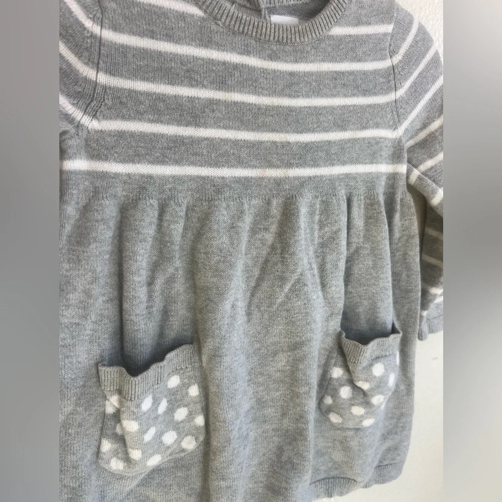 Gap Sweater Dress size 18-24 months color gray